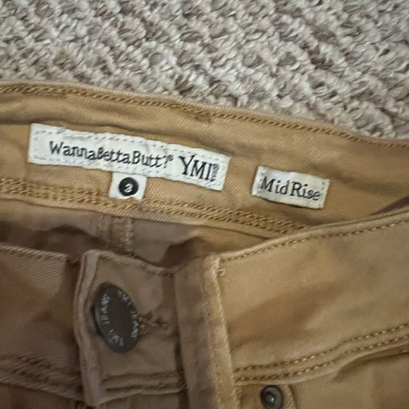 Plaid Blouse and Tan Distressed jeans - Picture 2 of 4